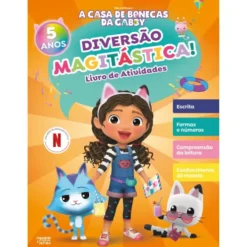 A Casa de Bonecas da Gabby: Diversão Magitástica!: Livro de Atividades: 5 Anos de Dreamworks