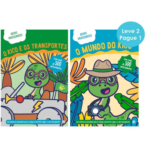 Adoro Dinossauros - O Kico e os Transportes + O Mundo do Kico