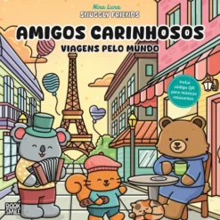 Amigos Carinhosos: Viagens Pelo Mundo de Nina Luma Coloring