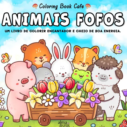 Animais Fofos de Coloring Book Cafe