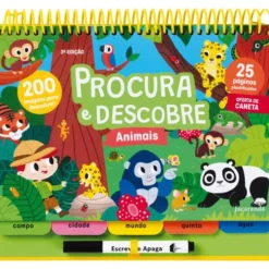 Animais - Procura E Descobre de Livro