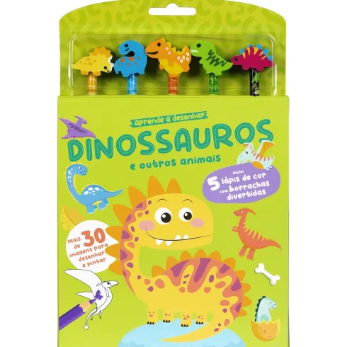 Aprende A Desenhar - Dinossauros E Outros Animais de Nd