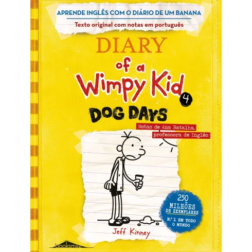 Aprende Inglês com o Diário de um Banana 4 de Jeff Kinney