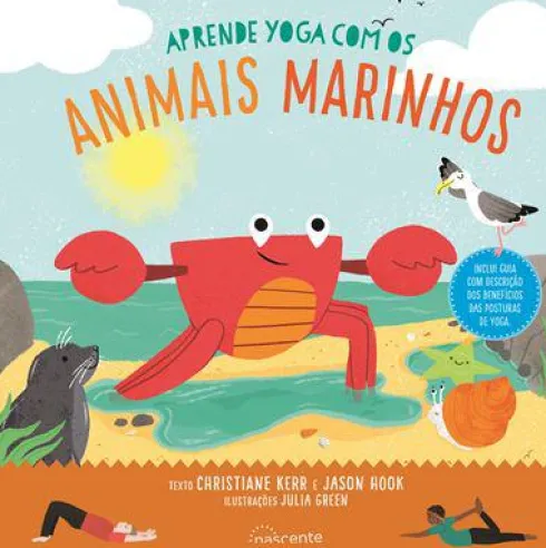 Aprende Yoga com os Animais Marinhos de Christiane Kerr e Jason Hook