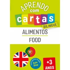 Aprendo com Cartas - Alimentos - Bilingue