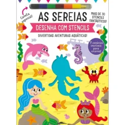As Sereias - Desenha com Stencils de Elizabeth Golding