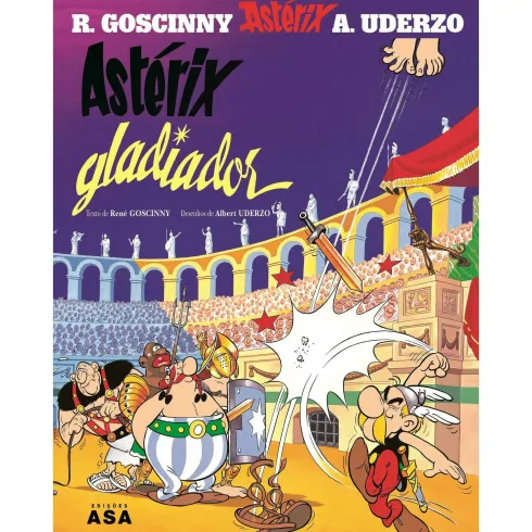 Astérix Gladiador de René Goscinny e Albert Uderzo - Vol. 4