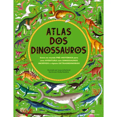 Atlas Dos Dinossauros de Emily Hawkins