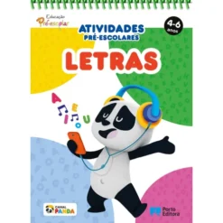 Bloco de Atividades Pré-Escolares Panda: Letras - 4-6 Anos
