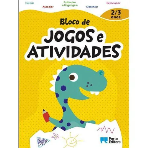 Bloco de Jogos e Actividades - 2 a 3 Anos