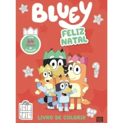 Bluey - Feliz Natal (Livro de Colorir)