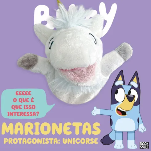 Bluey: Marionetas: Protagonista: Unicorse de LIVRO