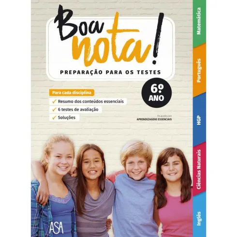 Boa Nota! Preparação para os Testes - 6.º Ano