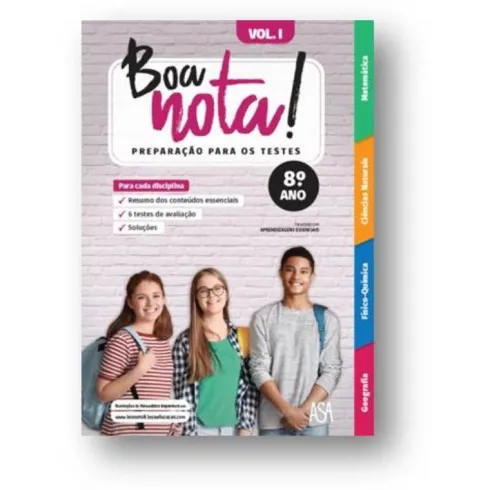 Boa Nota! Preparação para os Testes - 8.º Ano Volume I