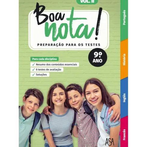 Boa Nota! Preparação para os Testes - 9º Ano (volume 2)