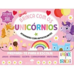 Brinca com os Unicórnios Atividades com Autocolantes