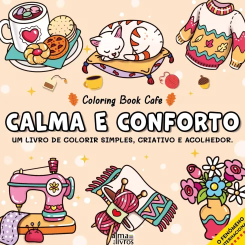 Calma e Conforto de Coloring Book Cafe
