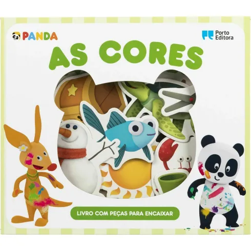Canal Panda - as Cores - Livro com Peças para Encaixar