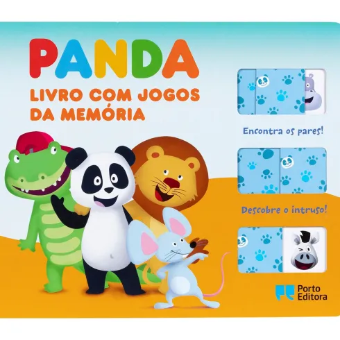 Canal Panda - Livro Com Jogos Da Memória de Diana Almeida