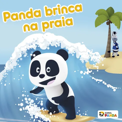 Canal Panda - Panda Brinca na Praia - Livro-puzzle