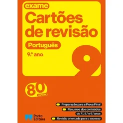 Cartões de Revisão - Livro Português - 9.º Ano