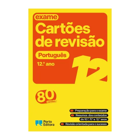 Cartões de Revisão - Livro Português - 12.º Ano