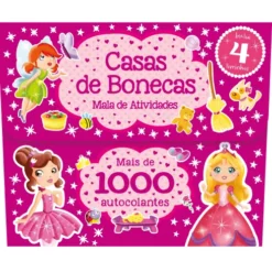 Casas de Bonecas - Mala de Atividades - Mais de 1000 Autocolantes