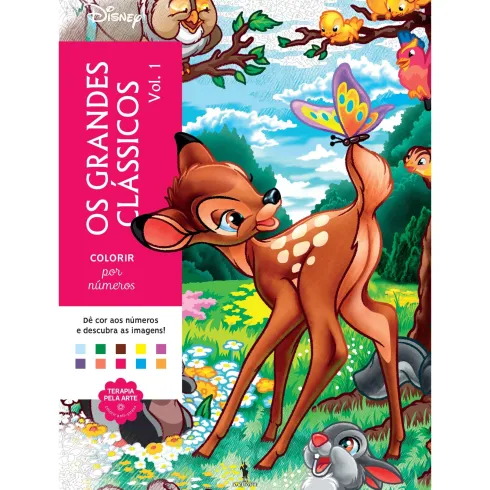 Colorir Por Números: Os Grandes Clássicos (Vol. I) de Disney