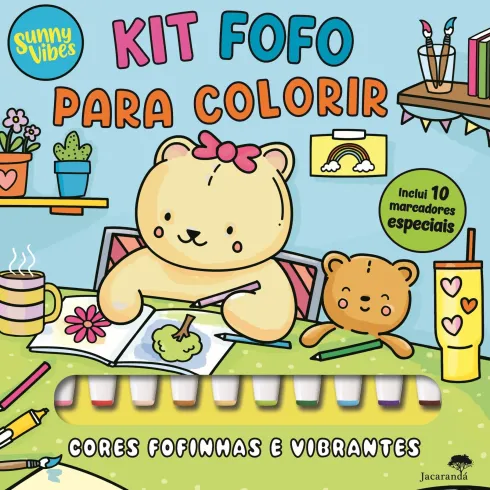 Conjunto Fofo Para Colorir de COLORIR