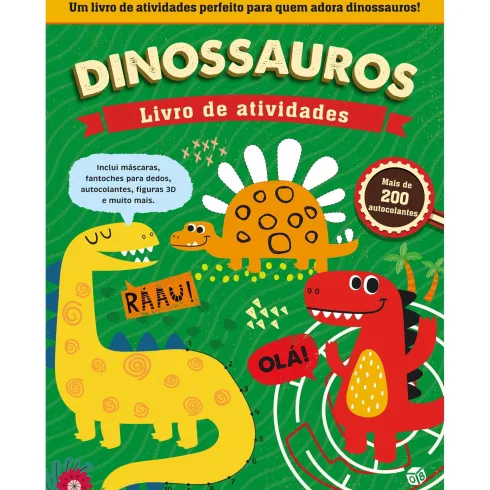 Dinossauros:Liv. De Atividades de Wonder House