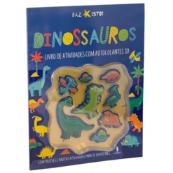 Dinossauros - Livro de Atividades com Autocolantes 3D