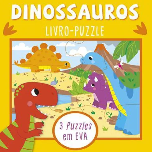 Dinossauros - Livro-puzzle em EVA