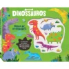 DINOSSAUROS: MALA de ATIVIDADES com AUTOCOLANTES BALÃO de MALA