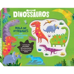 DINOSSAUROS: MALA de ATIVIDADES com AUTOCOLANTES BALÃO de MALA