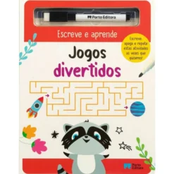 Escreve A Aprende - Jogos Divertidos - Inclui Caneta Escreve A Apaga