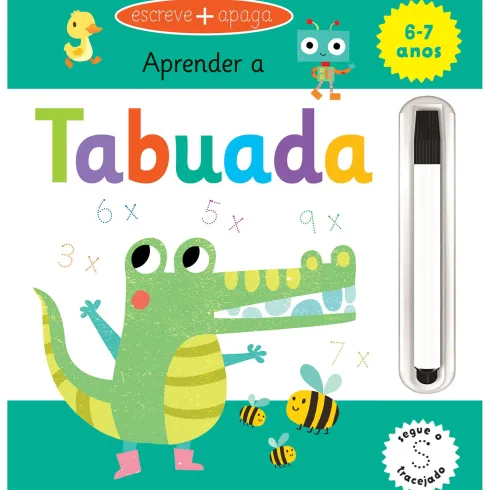 Escreve e Apaga - Aprender a Tabuada - 1º Ano de Elizabeth Golding