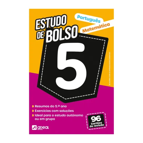 Estudo De Bolso: Português E Matemática - 5.º Ano de Areal Editores
