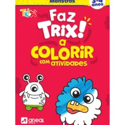 Faz Trix A Colorir Monstros (3-4 Anos)