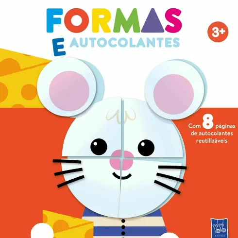 Formas e Autocolantes - Rato 3+