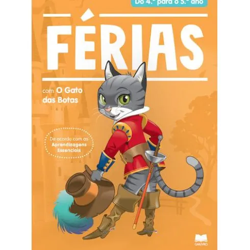 Férias com o Gato das Botas - Do 4.º para o 5.º Ano de Carlos Letra