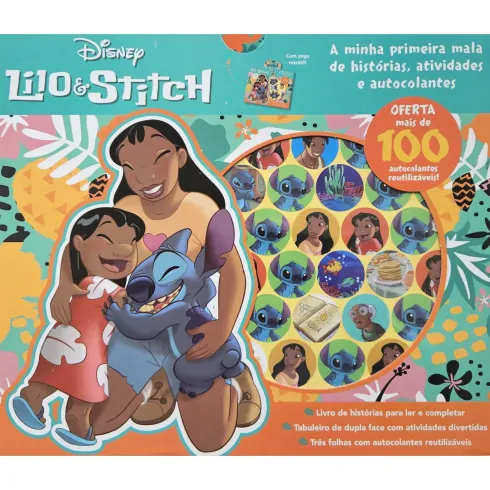Lilo & Stitch - A Minha Primeira Mala de Histórias, Atividades e Autocolantes