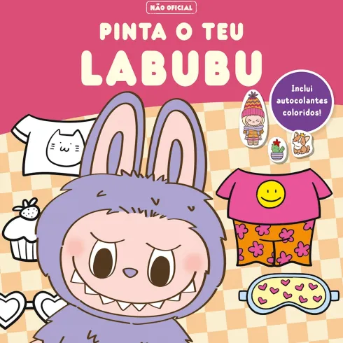 Livro de Colorir - Pinta o Teu Labubu de Porto Editora