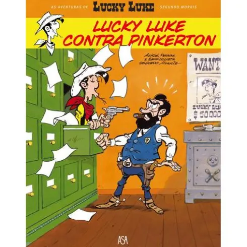 Lucky Luke Contra Pinkerton de Achdé, Pennac e Benacquista