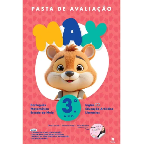Max Pasta de Avaliação - 3.º Ano