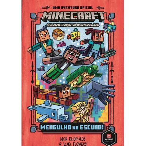 Mergulho no Escuro!de Nick Eliopulos e Luke Flowers Minecraft N.º 3