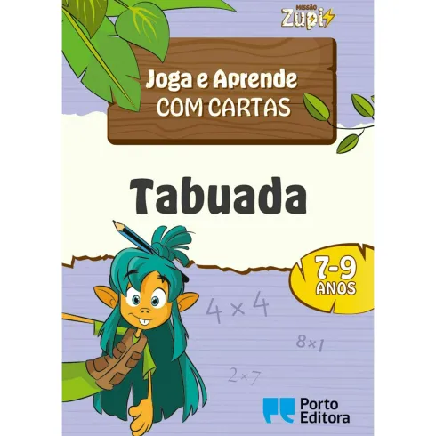 Missão Zupi - Tabuada - Joga e Aprende com Cartas - 7-9 Anos