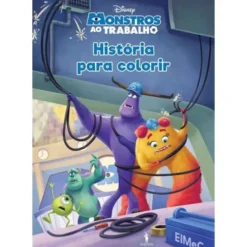 Monstros ao Trabalho - História para Colorir de Disney