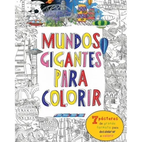 Mundos Gigantes para Colorir