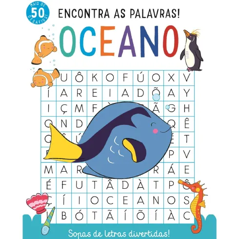 Oceano de Emma Smith - Encontra as Palavras!
