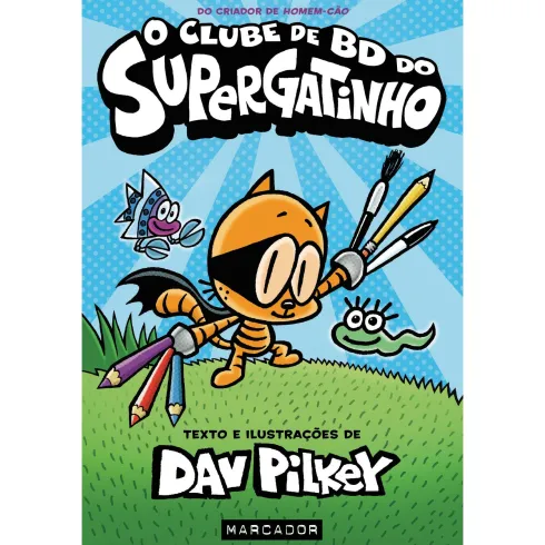 O Clube de BD do Supergatinho de Dav Pilkey - Livro 1